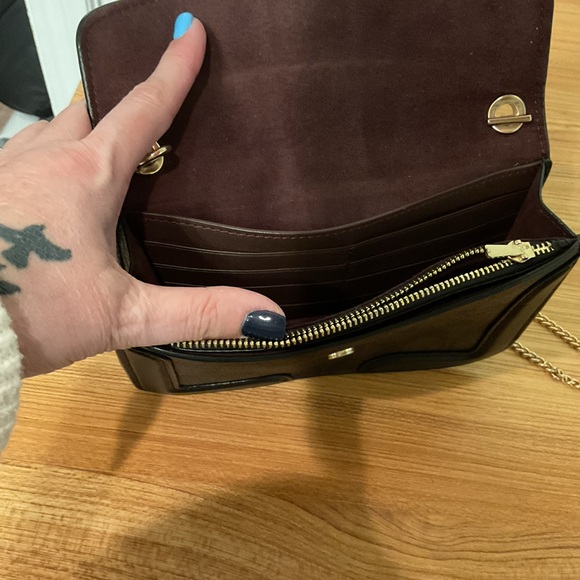 Coach Black and Brown Georgie Chain Crossbody - Picture 3 of 7